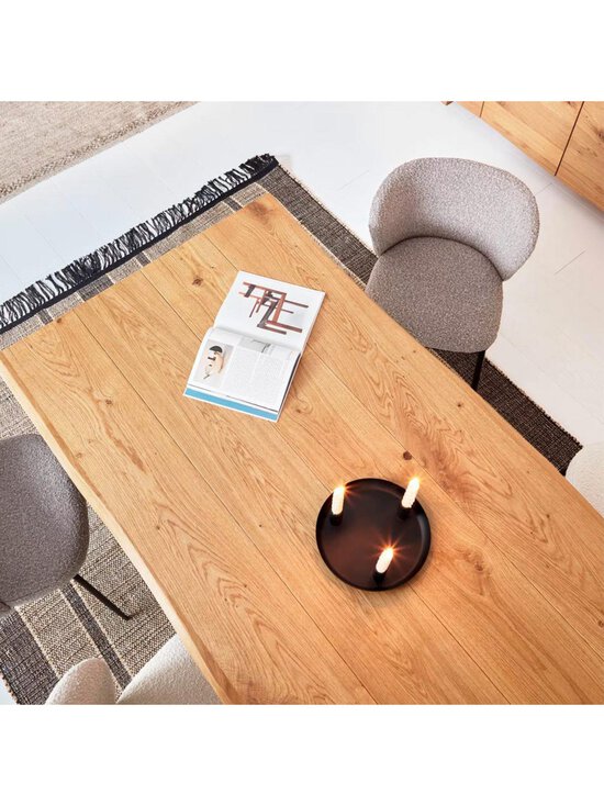 Kave Home - Lotty-ruokapöytä tammi / lasi 180 x 100 cm - BEIGE | Stockmann - photo 4