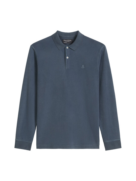 Marc O'Polo - Rib Collar polo krekls - 898 DARK NAVY | Stockmann - photo 1
