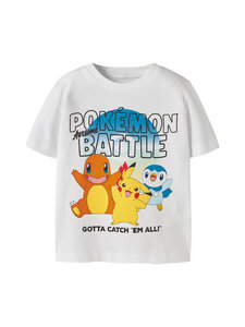 Name It - NmmMalt Pokemon Regular t-paita - BRIGHT WHITE | Stockmann