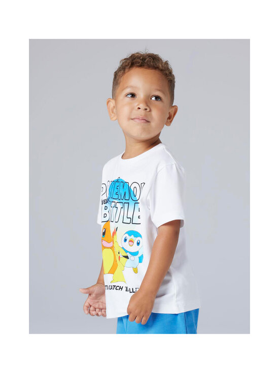 Name It - NmmMalt Pokemon Regular t-paita - BRIGHT WHITE | Stockmann - photo 4
