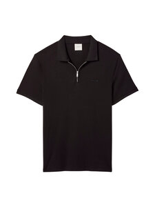 Calvin Klein Menswear - Polosärk Slim Supima Zip - UB1 BLACK | Stockmann