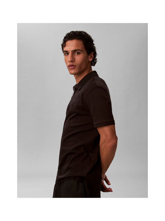 Calvin Klein Menswear - Polosärk Slim Supima Zip - UB1 BLACK | Stockmann - photo 5