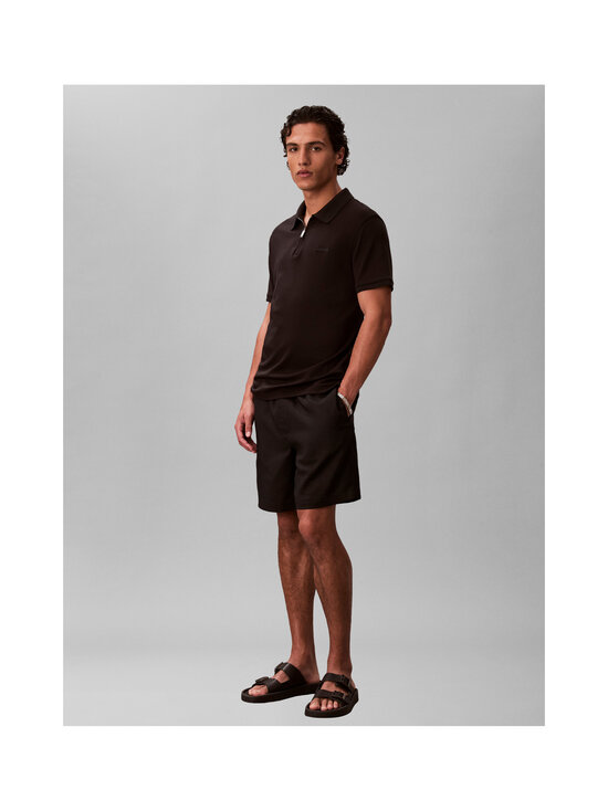 Calvin Klein Menswear - Polosärk Slim Supima Zip - UB1 BLACK | Stockmann - photo 6