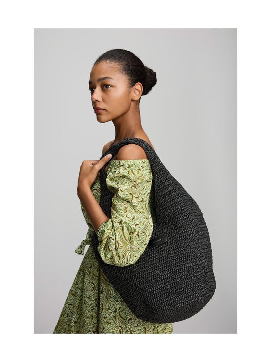 Balmuir - Rimini Hobo -raffialaukku - 990 BLACK | Stockmann - photo 2
