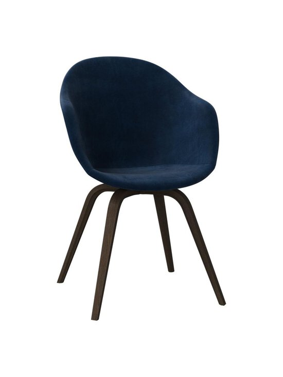 BoConcept - Hauge-tuoli käsinojat Ravello-kangas 3225 tummansininen / tumma tammi - BEIGE | Stockmann - photo 1