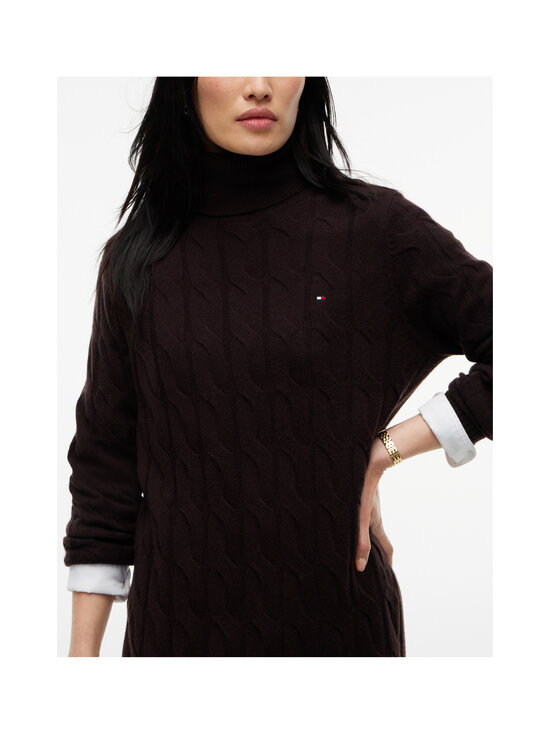 Tommy Hilfiger - Soft Wool -palmikkoneulemekko - HJT CHOCOLATE | Stockmann - photo 3