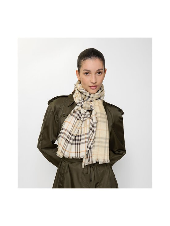 Burberry - Check-kaulahuivi - B8754 PEBBLE WHITE | Stockmann - photo 4
