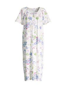Damella - Short Sleeve -yömekko - BLUE/RED FLOWER | Stockmann