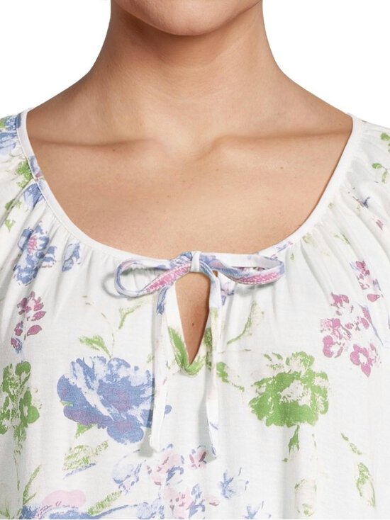 Damella - Short Sleeve -yömekko - BLUE/RED FLOWER | Stockmann - photo 4