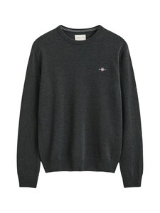 GANT - Superfine Lambswool C-neck -neule - 368 DARK MOSS GREEN | Stockmann