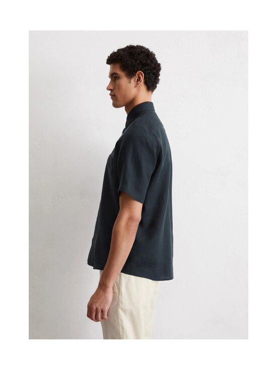 Marc O'Polo - Lühikeste varrukatega triiksärk Kent Collar - 4131 DARK NAVY | Stockmann - photo 4