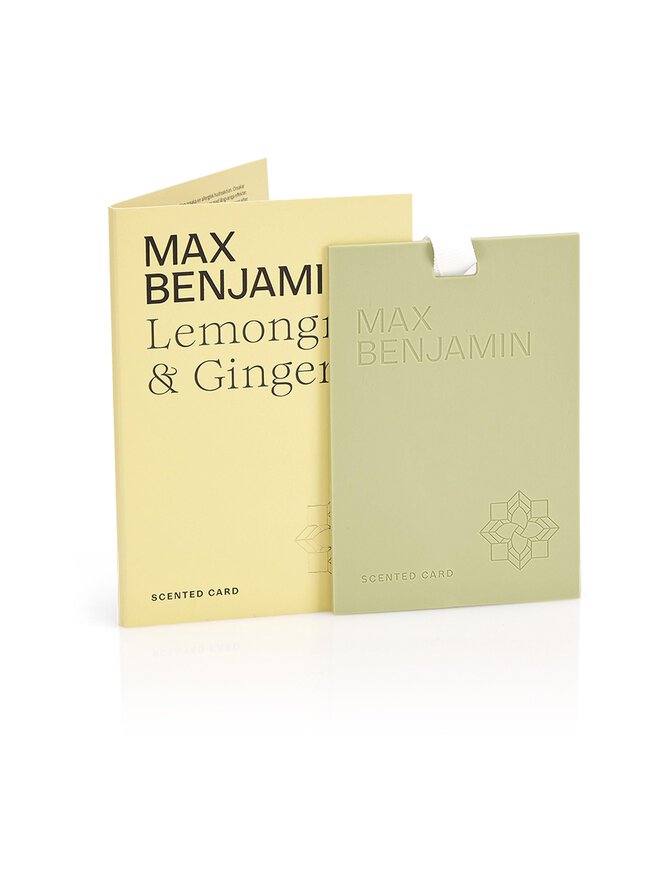 Max Benjamin - Lemongrass And Ginger -tuoksukortti