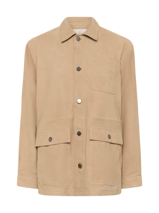 MY ESSENTIAL WARDROBE - OllyMW Suede -nahkatakki - 190 BROWN RICE | Stockmann - photo 1