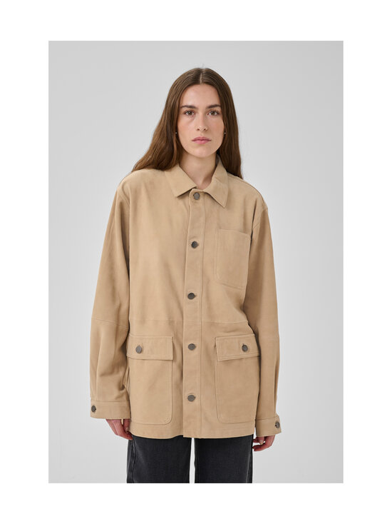 MY ESSENTIAL WARDROBE - OllyMW Suede -nahkatakki - 190 BROWN RICE | Stockmann - photo 5