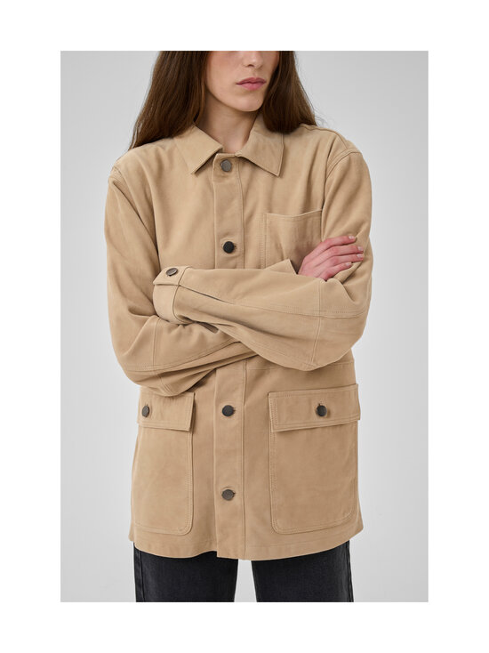 MY ESSENTIAL WARDROBE - OllyMW Suede -nahkatakki - 190 BROWN RICE | Stockmann - photo 7