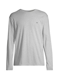 GANT - Regular shield t-paita - 93 GREY MELANGE | Stockmann