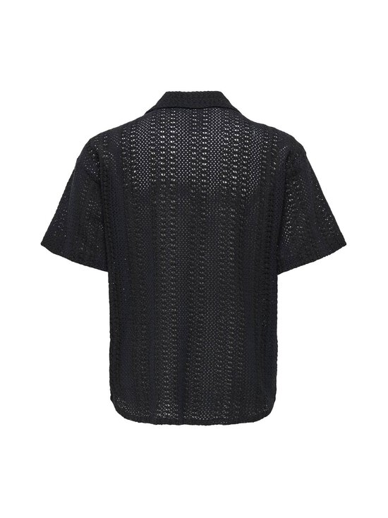 Only & Sons - OnsDani Crochet -kauluspaita - JET BLACK | Stockmann - photo 2