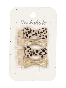 Rockahula - Juukseklambrid Leopard Shimmer Mini Bow, 4 tk - LEOPARD | Stockmann