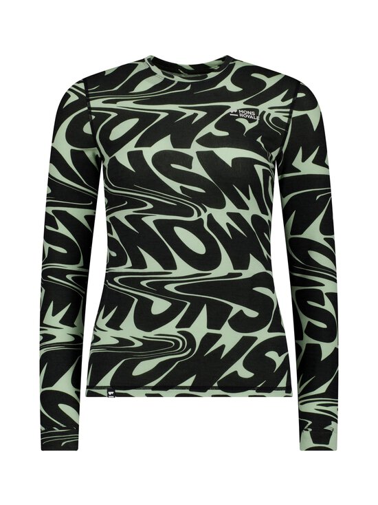 Mons Royale - W Cascade Merino -aluspaita - 922 SIGNAL LOST MATCHA | Stockmann - photo 1