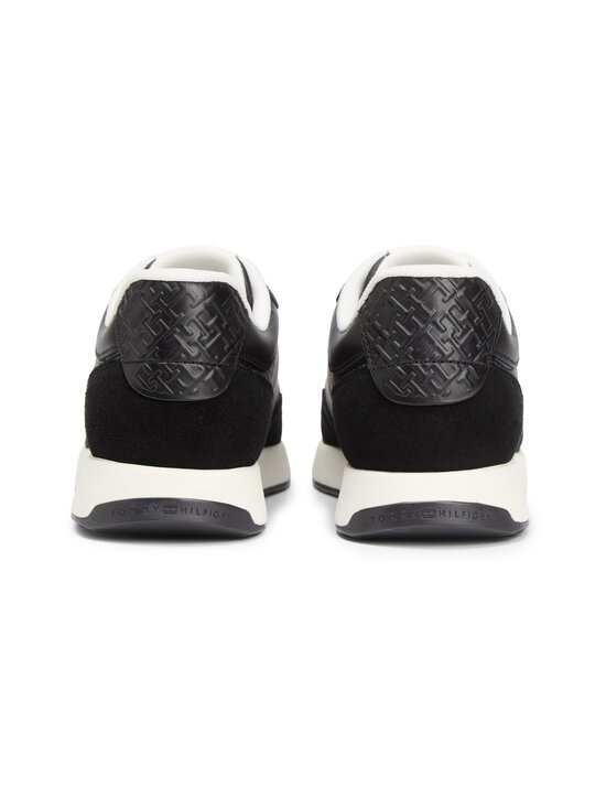 Tommy Hilfiger - Monogram Mix Material Runner -sneakerit - BDS BLACK | Stockmann - photo 3