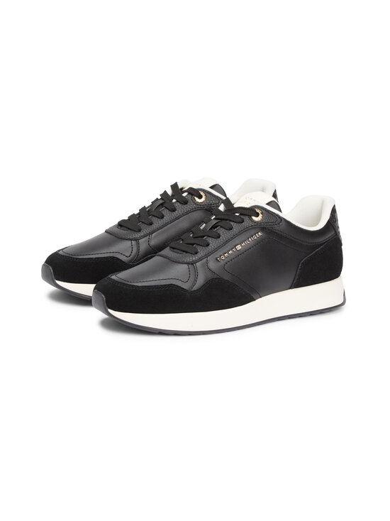 Tommy Hilfiger - Monogram Mix Material Runner -sneakerit - BDS BLACK | Stockmann - photo 4