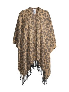 A+more - Ashlyn pončo 130 x 170 cm - TAN/BROWN | Stockmann