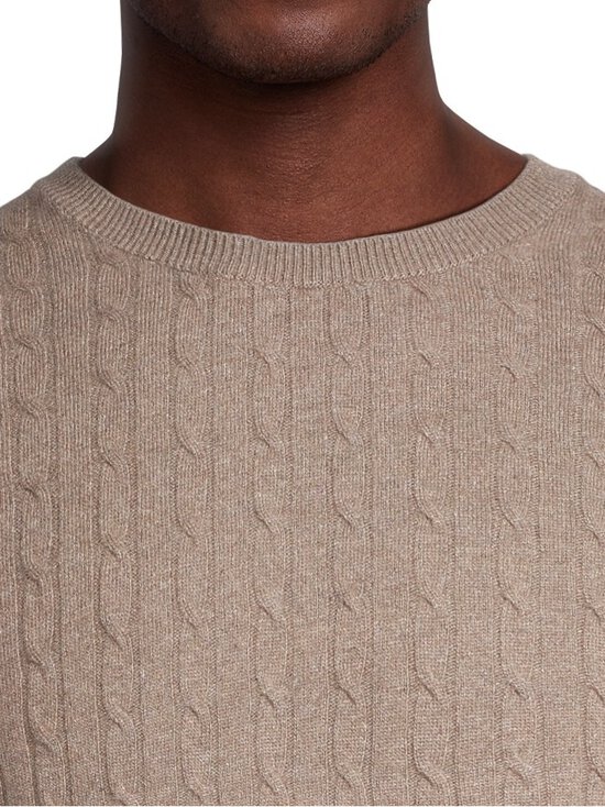 SAND Copenhagen - Iq Modern Fit -palmikkoneule - 240 LIGHT CAMEL | Stockmann - photo 4