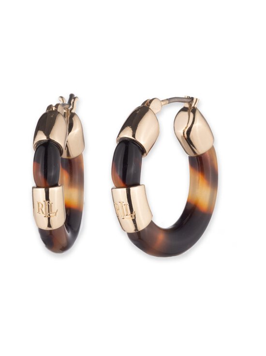 Lauren Ralph Lauren - Tort Logo Hoop -korvakorut - GLD/TORT - photo 1 Lauren Ralph Lauren - Tort Logo Hoop -korvakorut - GLD/TORT | Stockmann - photo 1