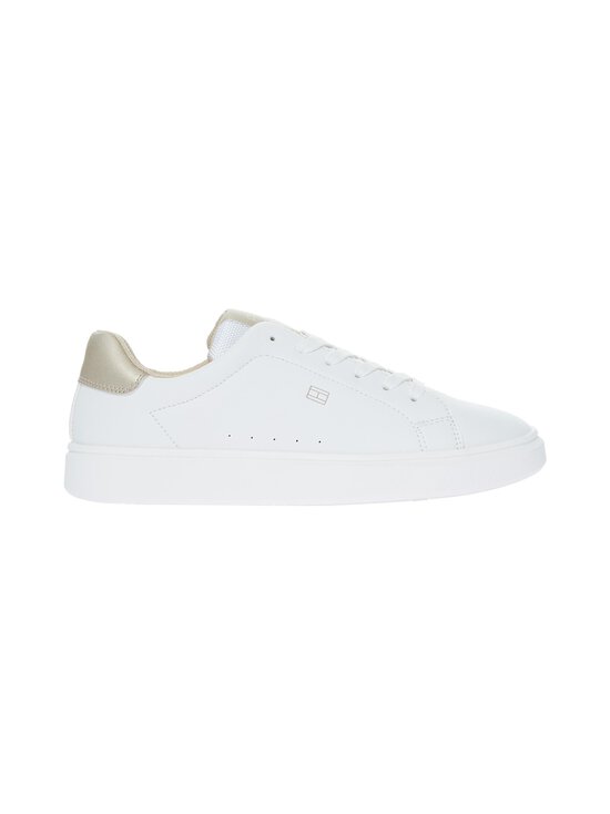 Tommy Hilfiger - Low Cut Lace-Up -sneakerit - X048 WHITE/PLATINUM | Stockmann - photo 1