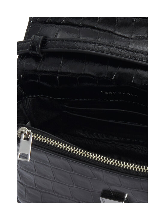 Tory Burch - Rahakott-kott Charlie Embossed Croc Top Handle Chain - 001 BLACK | Stockmann - photo 3
