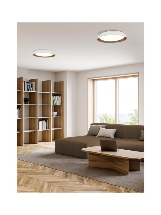 Design by Grönlund - Woodie-kattoplafondi - WHITE / OAK - photo 2 Design by Grönlund - Woodie-kattoplafondi - WHITE / OAK | Stockmann - photo 2