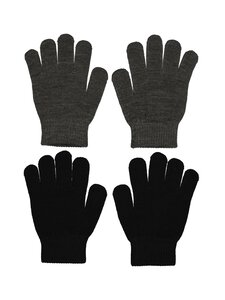 Bogi - Bean Magic cimdi 2-pāri - BLACK COMBO (DK GREY MEL,BLACK) | Stockmann