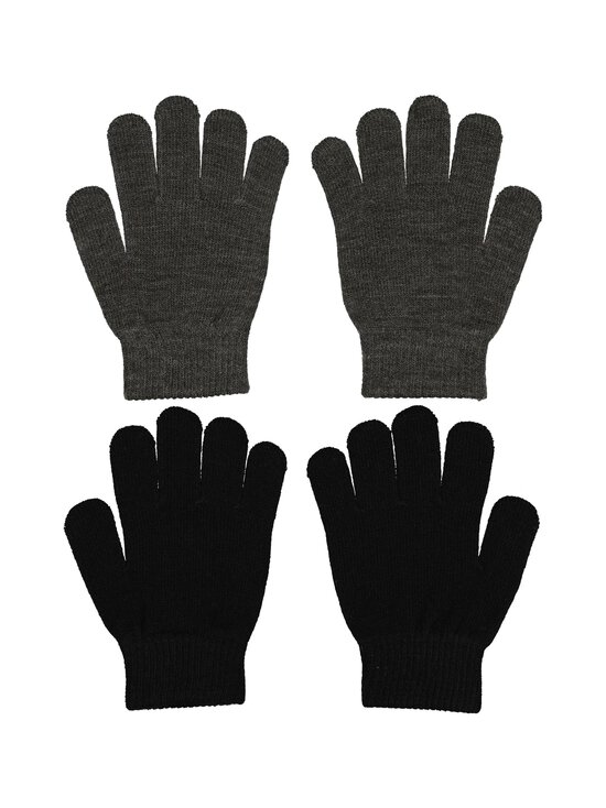 Bogi - Bean Magic cimdi 2-pāri - BLACK COMBO (DK GREY MEL,BLACK) | Stockmann - photo 2