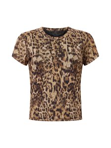 Allsaints - Ellie Mesh t-krekls - EVIA GOLDEN BROWN | Stockmann