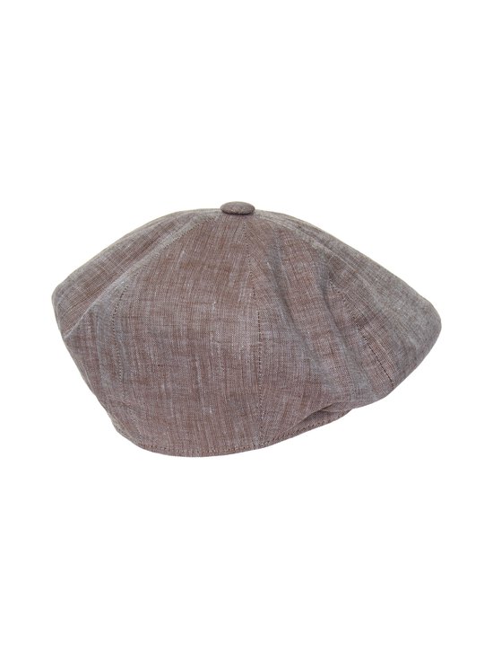 CONSTRUE - Matias Flat Cap -pellavalakki - N 52 BROWN | Stockmann - photo 2