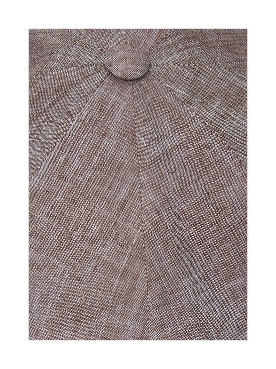 CONSTRUE - Matias Flat Cap -pellavalakki - N 52 BROWN | Stockmann - photo 3