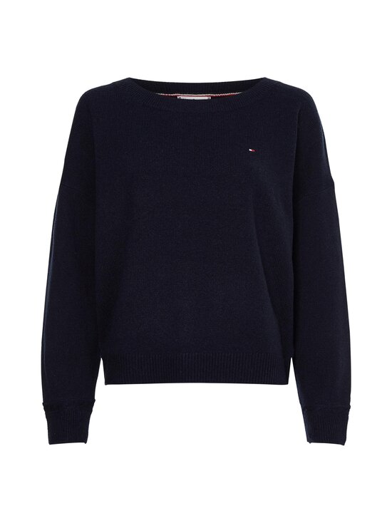 SOFTWOOL OPEN-NK SWEATER -villaneule