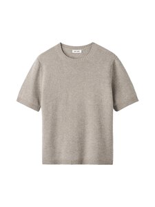 Soft Goat - Crewneck- lyhythihainen neulepusero - GREIGE | Stockmann