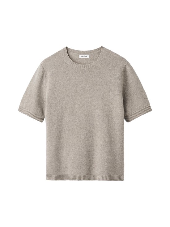 Soft Goat - Crewneck- lyhythihainen neulepusero - GREIGE | Stockmann - photo 1