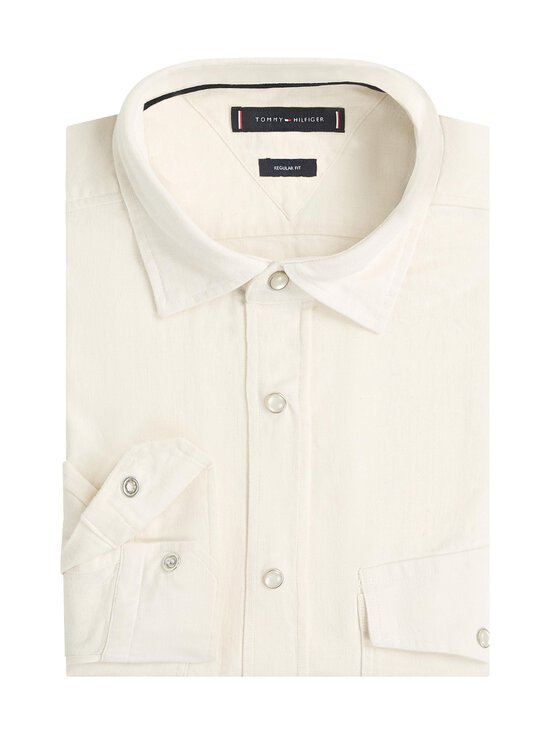 Tommy Hilfiger - DC Officer Regular Fit -kauluspaita - YA8 IVORY SILK - photo 5 Tommy Hilfiger - DC Officer Regular Fit -kauluspaita - YA8 IVORY SILK | Stockmann - photo 5