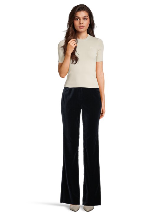 Marella - MlsRicamo Long -samettihousut - NAVY | Stockmann - photo 3