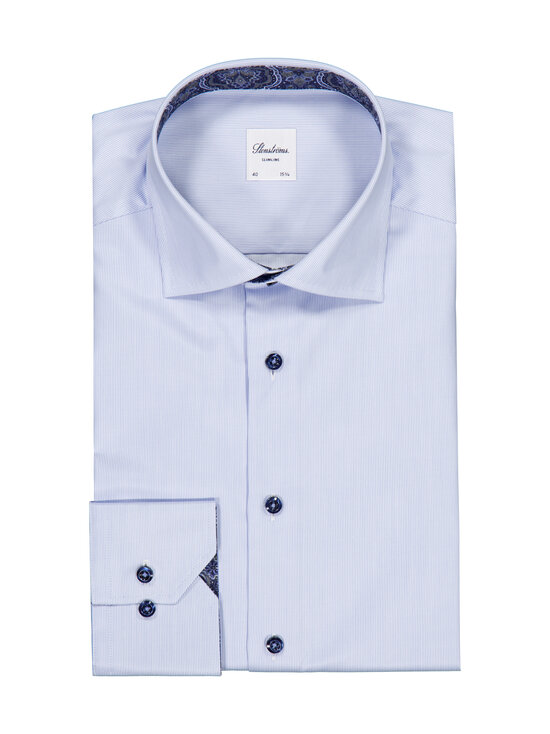 Stenströms - Slimline Contrast -kauluspaita - 102 LIGHT BLUE STRIPE | Stockmann - photo 1