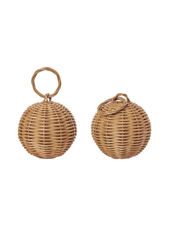 Braided Baubles -joulukuusenkoriste 2 kpl