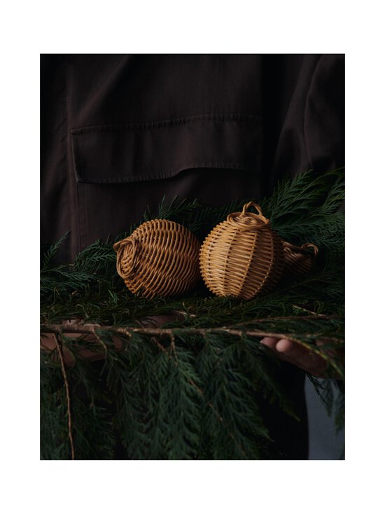 Ferm Living - Jõulukaunistused Braided Baubles, 2 tk - NATURAL - photo 2 Ferm Living - Jõulukaunistused Braided Baubles, 2 tk - NATURAL | Stockmann - photo 2