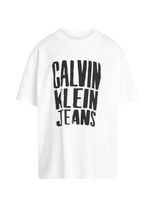 Calvin Klein Kids - Bold Logo t-paita - YAF BRIGHT WHITE | Stockmann