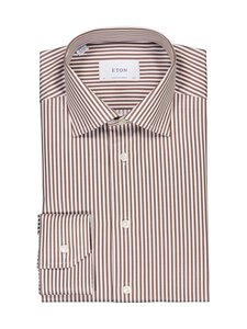 Eton - Contemporary Fit Bengal Striped Signature Twill -kauluspaita - 57 RED | Stockmann