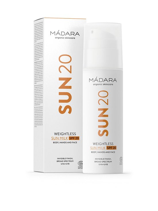Weightless Sun Milk SPF 20 -aurinkosuoja-emulsio 150 ml