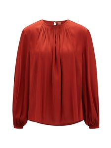 BOSS - Izane-silkkipusero - 613 MEDIUM RED | Stockmann