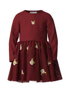 Name It - NmfVeross tilla kleita - RED DAHLIA AOP:REINDEER | Stockmann