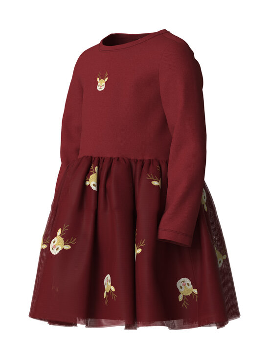 Name It - NmfVeross tilla kleita - RED DAHLIA AOP:REINDEER | Stockmann - photo 3